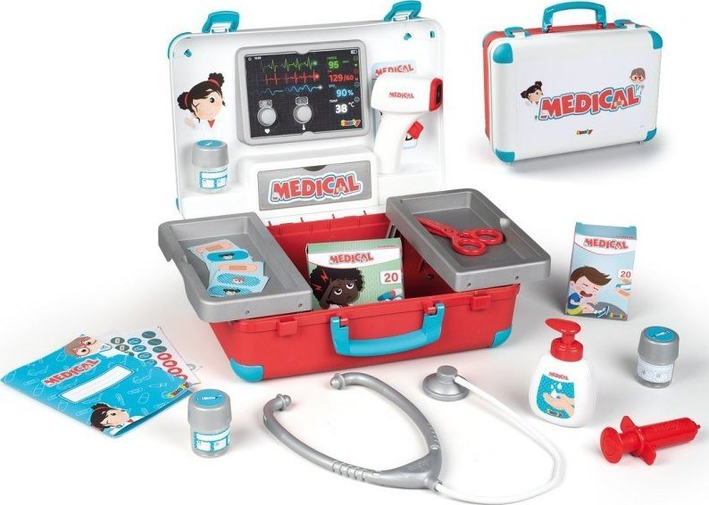 „Smoby Doctor“ medicininis krepšys su aksesuarais