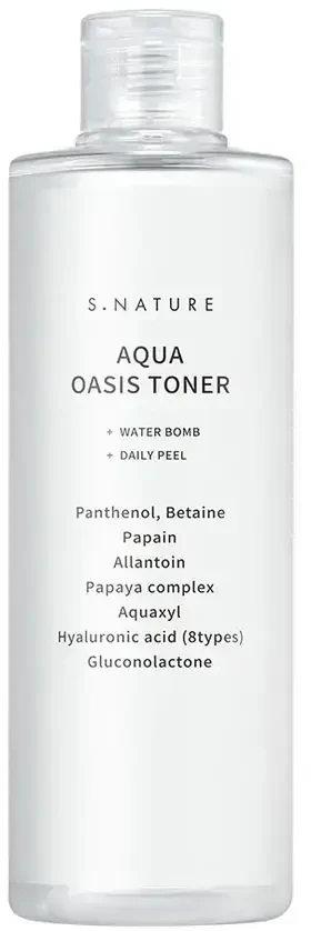 S.NATURE_Aqua Oasis Toneris drėkinamasis tonikas su PHA rūgštimi ir betainu 300 ml