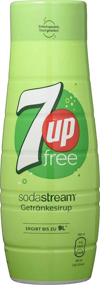 7 UP Free skonio SodaStream sirupas, 440ml