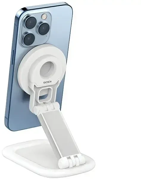 SODI magnetinis stovas BM-310 baltos spalvos MagSafe
