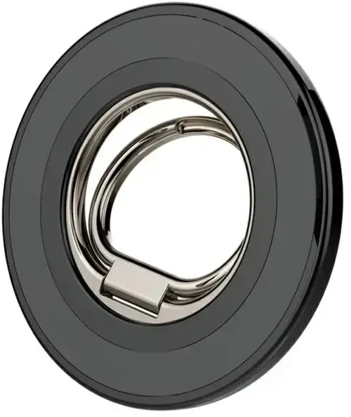 SODI dvipusis magnetinis Ring Stand BM-350 juodos spalvos MagSafe