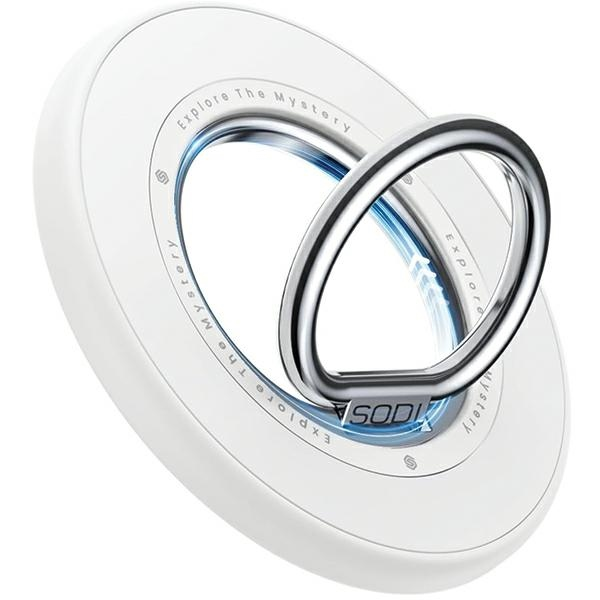 SODI dvipusis magnetinis Ring Stand BM-350 baltos spalvos MagSafe