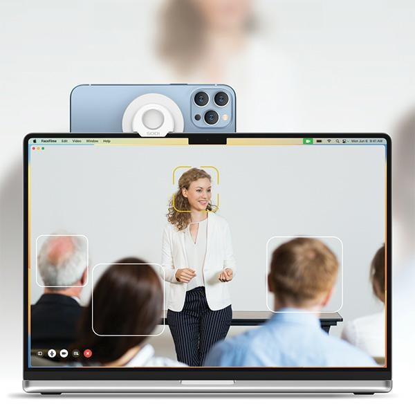 SODI Laikiklis indukcyjny do MacBooka BM-300 juodos spalvos MagSafe