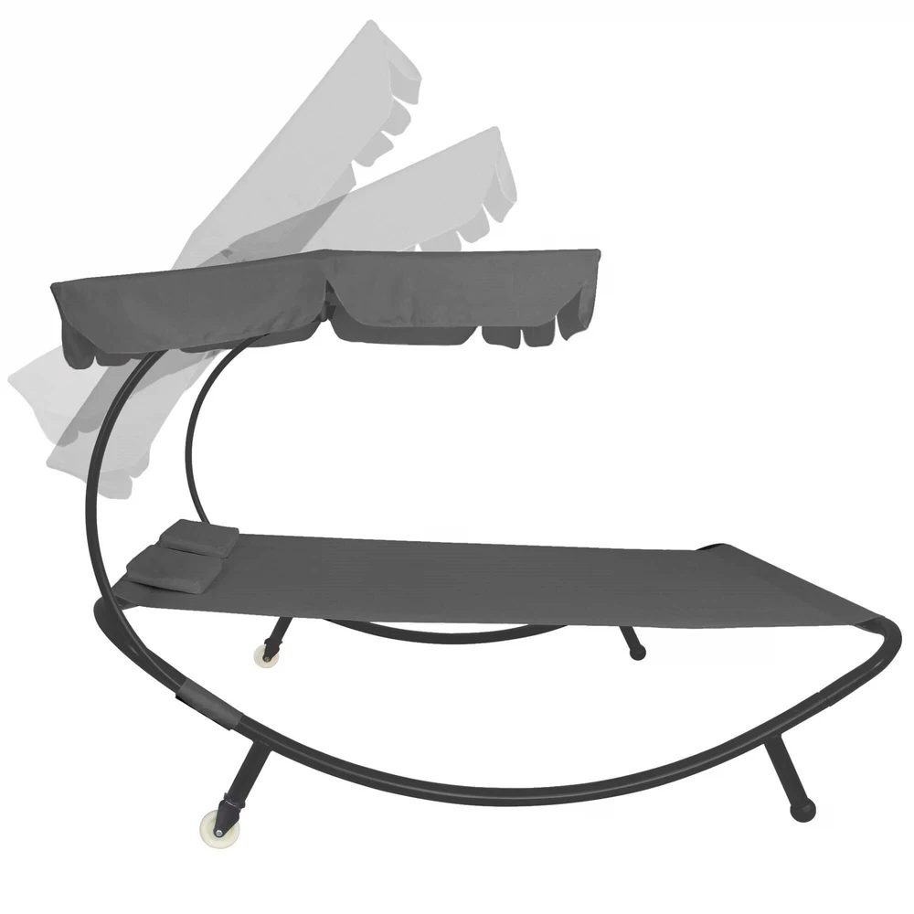 Sodo sofa Springos GF2002 su skydeliu ir pagalvėmis
