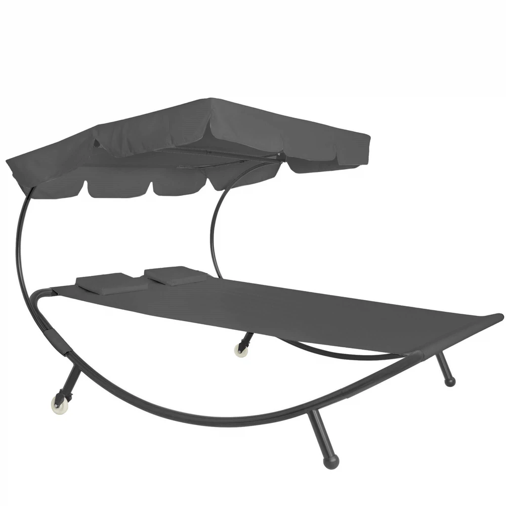 Sodo sofa Springos GF2002 su skydeliu ir pagalvėmis