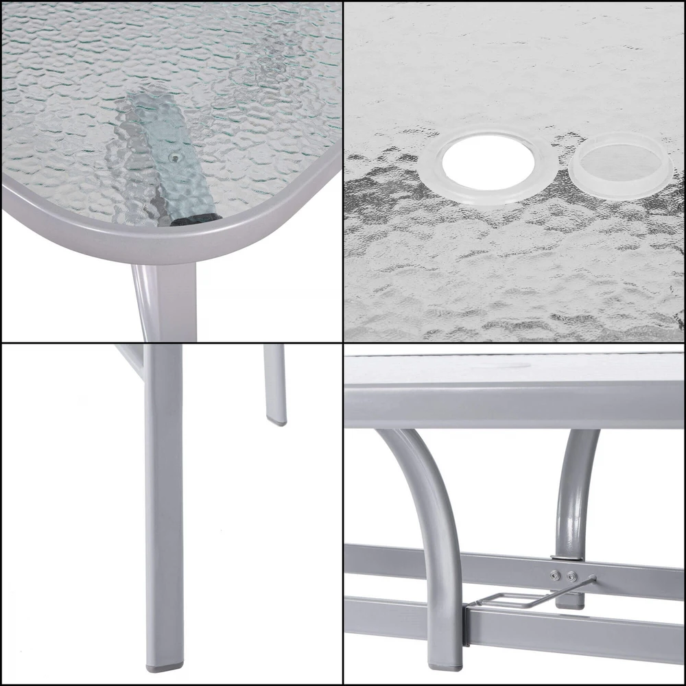 Sodo stalas Springos GF1013 150x90 cm