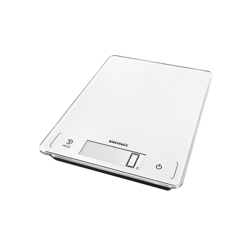 Virtuvinės svarstyklės Virtuvinė Svarstyklė - Soehnle Page Profi 300 20kg Talpa LCD Ekranas Stiklas Baltas