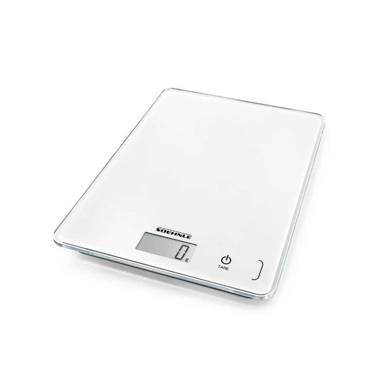 Virtuvinės svarstyklės Maisto svarstyklės - Soehnle Scale Page Compact 300 235x190x25mm Balta