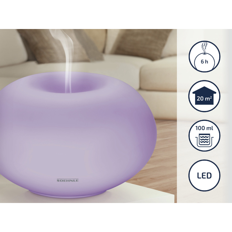 Drėkintuvas Soehnle Milano Plus | Aroma difuzorius | Baltas