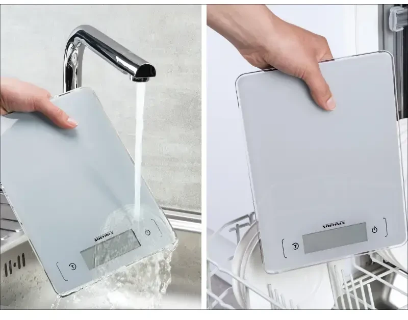 Virtuvinės svarstyklės Soehnle Pigūs „Cheap Page Aqua Proof“, 10 kg, atsparūs vandeniui
