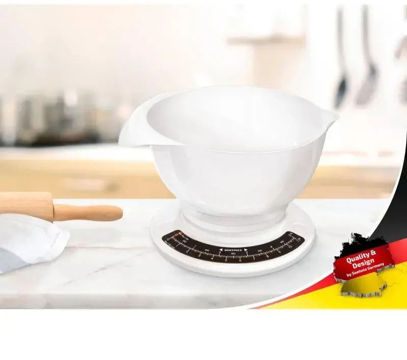 Virtuvinės svarstyklės Soehnle Svarstyklės Culina Pro 5kg balta (65054)