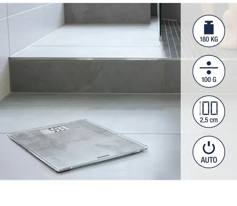 Svarstyklės Soehnle Style Sense Compact 300 betonas