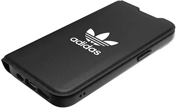 Dėklas Adidas OR Booklet Case BASIC iPhone 14 6.1" juoda balta juodas baltas 50181
