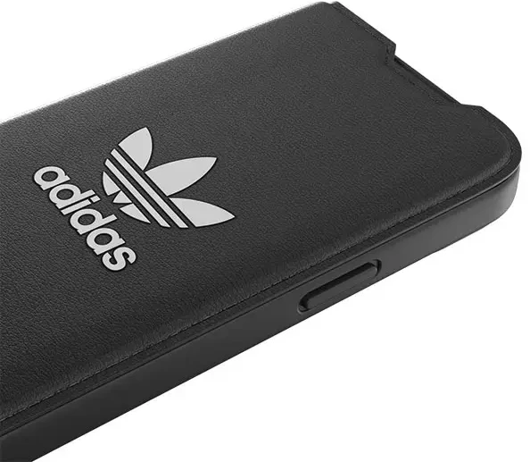 Dėklas Adidas OR Booklet Case BASIC iPhone 14 6.1" juoda balta juodas baltas 50181