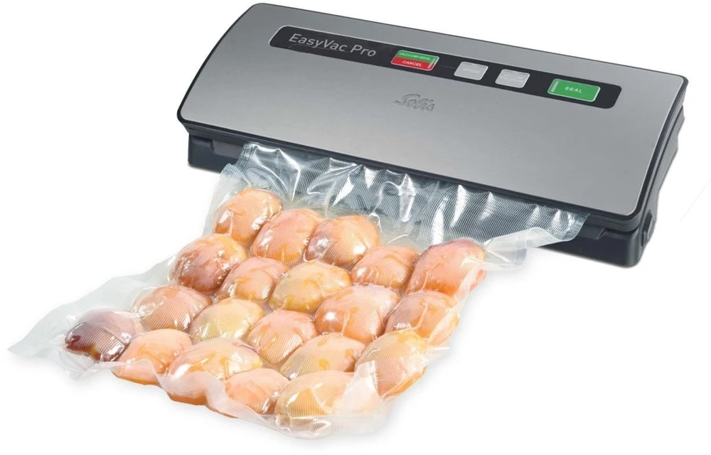 SLS Solis Easy Vac Pro 569 vakuumavimo aparatas 800 mbar Juoda, Sidabras