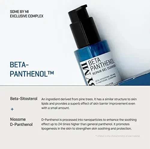 Veido prausiklis SOME BY MI BETA PANTHENOL REPAIR GEL CLEANSER [120ml]-120ml