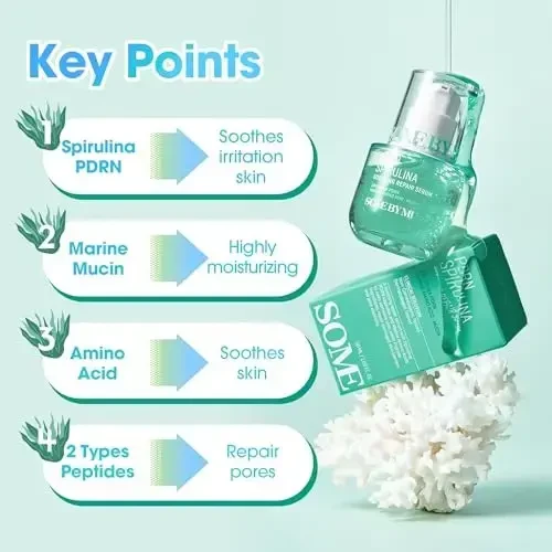 „Some By Mi PDRN SPIRULINA“ raminamasis atkuriamasis serumas 50 ml