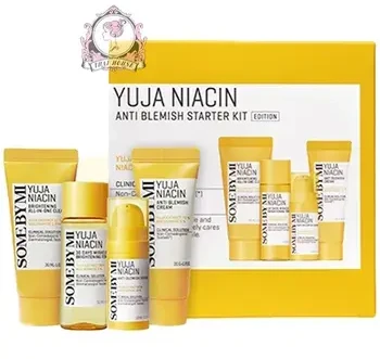 Kosmetikos rinkinys SOME BY MI YUJA ANTI BLEMISH STARTER KIT [Valiklis 30ml, Toneris 30ml, Serum 10ml, Kreminis 20ml]