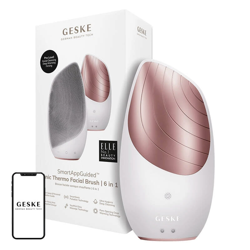 Geske „Sonic Thermo Facial 6 in 1“ veido šveitiklis su programėle (žvaigždžių šviesa)