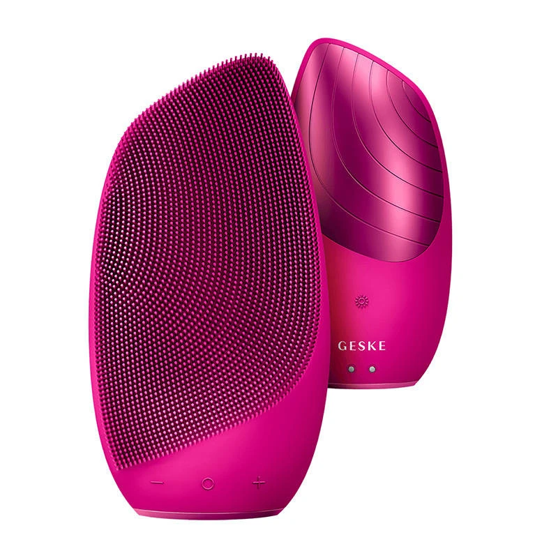 Geske „Sonic Thermo Facial 6 in 1“ veido šveitiklis su programėle (rausvai raudonas)