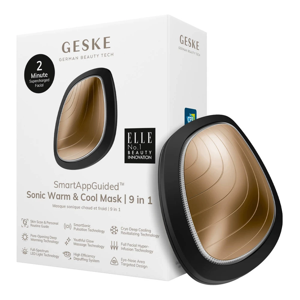 GESKE 9 IN 1 SONIC WARM COOL veido priežiūros prietaisas