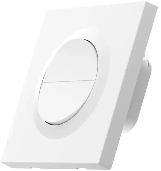 SONOFF MINI-ZB2GS-E ZigBee dviejų kanalų sieninis jungiklis.