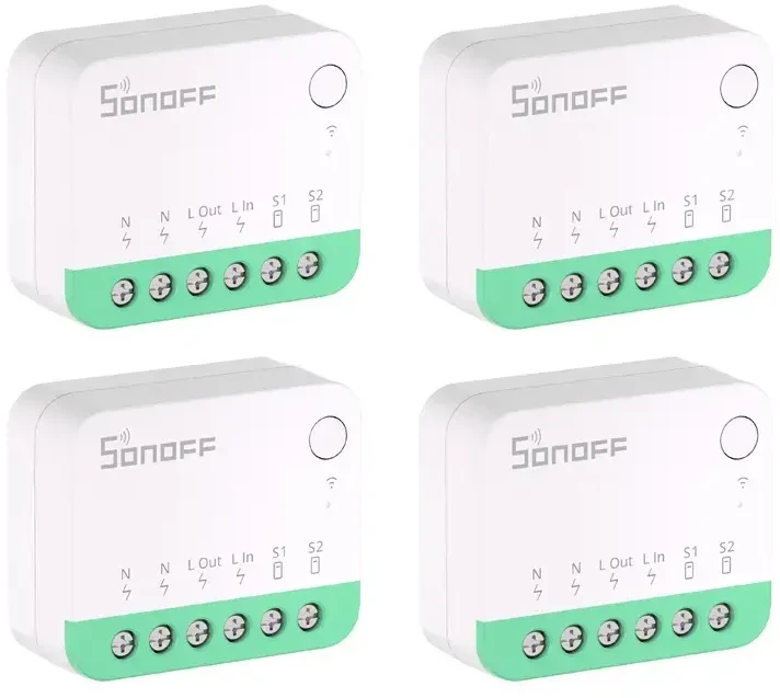 SONOFF MINIR4M (Extreme) Matter Switch 4 vnt. pakuotė