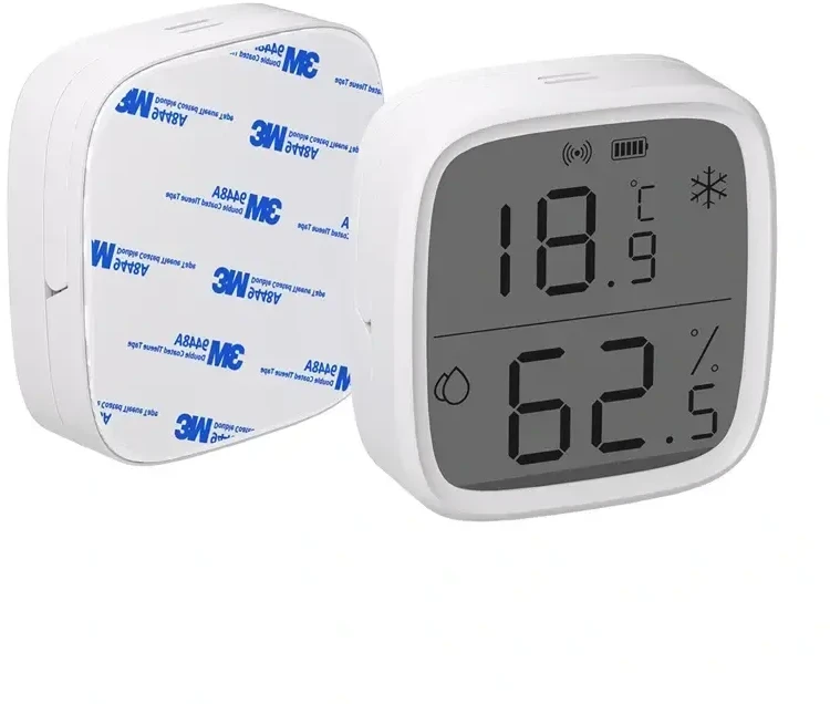 SONOFF ZigBee SNZB-02D temperatūros ir drėgmės jutiklis, 2 vnt.