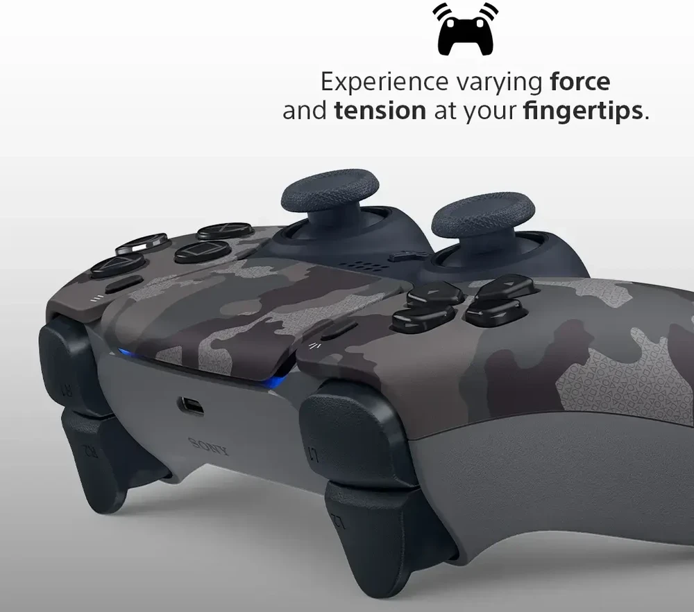 Sony PlayStation DualSense Pilkas Camouflage belaidis valdiklis (PS5)