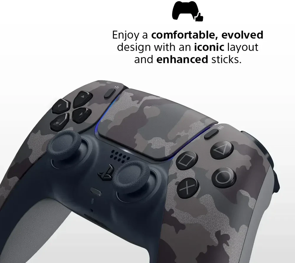 Sony PlayStation DualSense Pilkas Camouflage belaidis valdiklis (PS5)