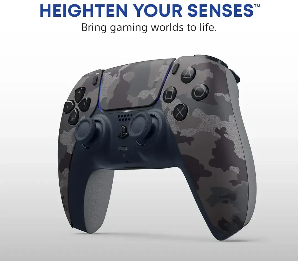 Sony PlayStation DualSense Pilkas Camouflage belaidis valdiklis (PS5)