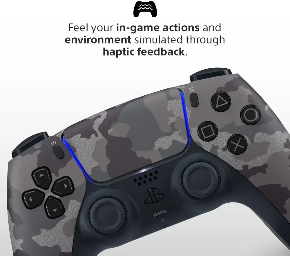 Sony PlayStation DualSense Pilkas Camouflage belaidis valdiklis (PS5)
