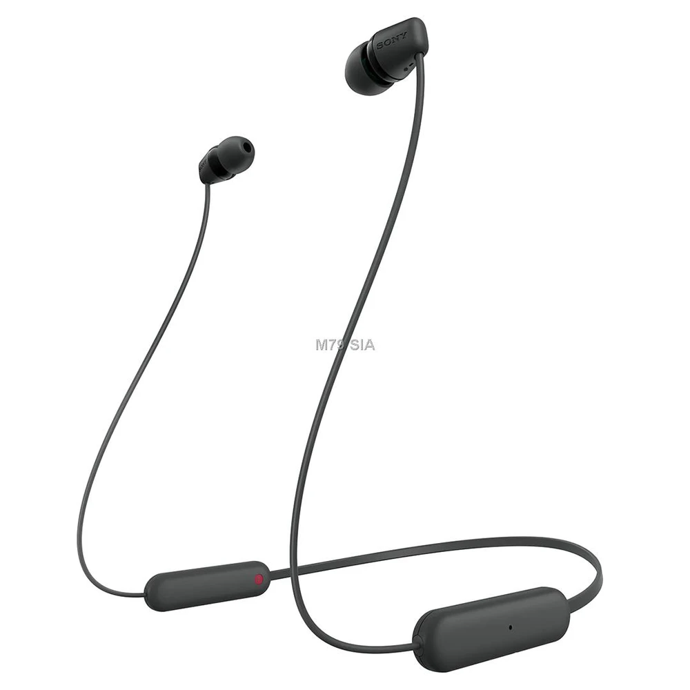 Belaidės į ausį įdedamos ausinės Sony WI-C100, Juodos