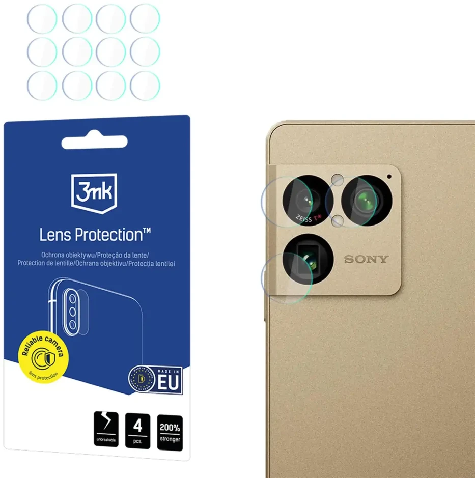 Nezatříděno 3Mk Protection 3mk Lens Protection™ hibridinio fotoaparato objektyvo stiklas, skirtas „Sony Xperia 1 VIII“