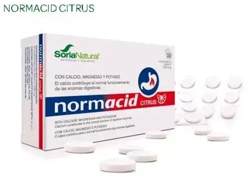 Soria Normacid Citrus 32 komp. X 1250 Mg