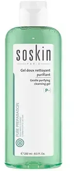 Soskin Paris Valomasis gelis riebiai ir mišriai odai (švelnus valomasis valomasis gelis)