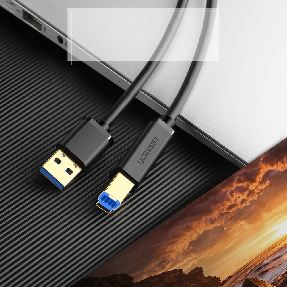 UGREEN US210 USB 3.0 A-B spausdintuvo kabelis 2m