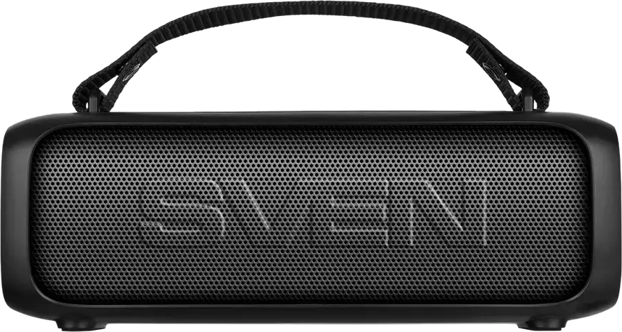 Garsiakalbis 2.0 nešiojamas SVEN PS-235, juodas (12W, TWS, ), galia 2x6W (RMS), Bluetooth, FM, USB, ličio 1500mA*h