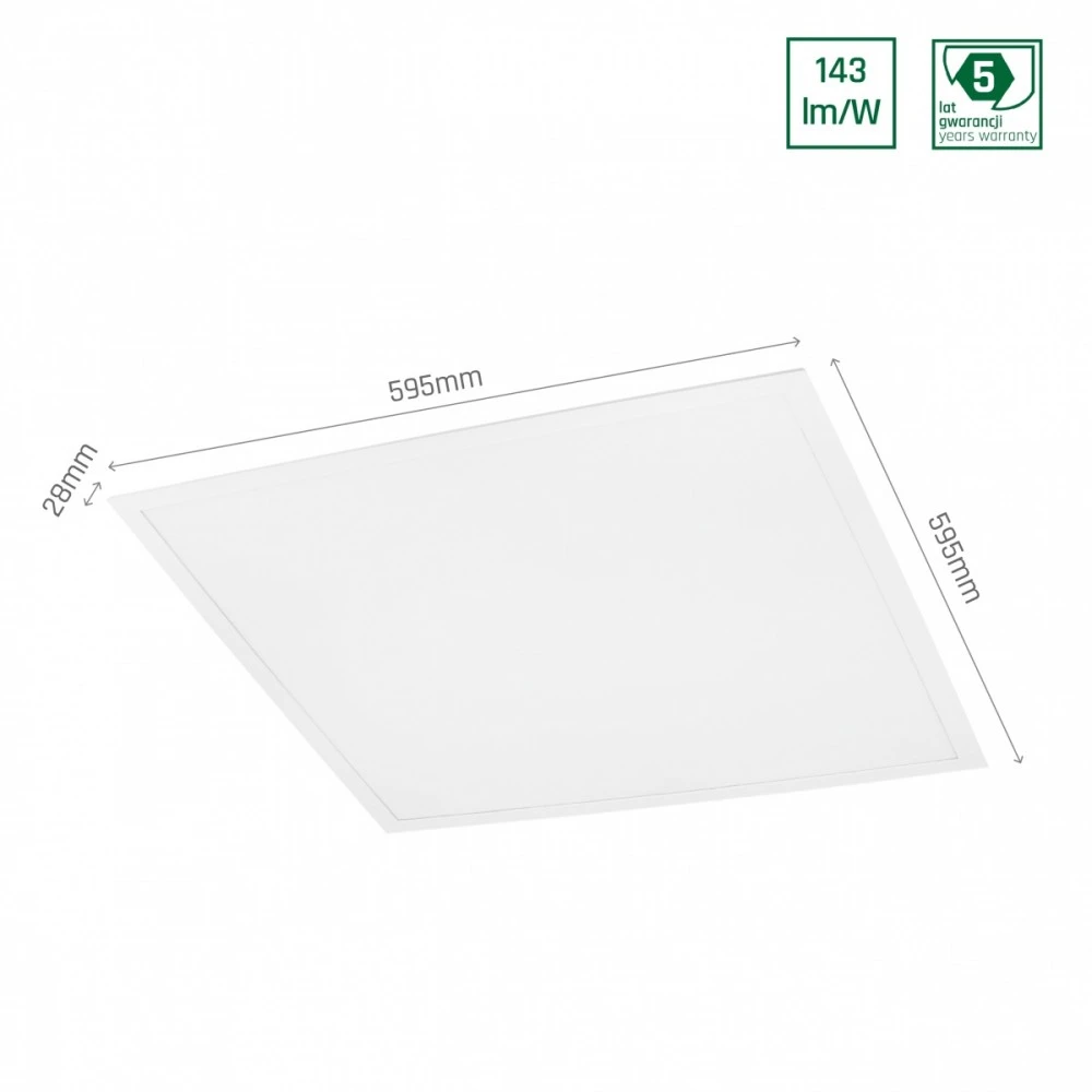 Spectrum Spektras ŠVIEST LED PAN 6060 30W 4100LM IP20