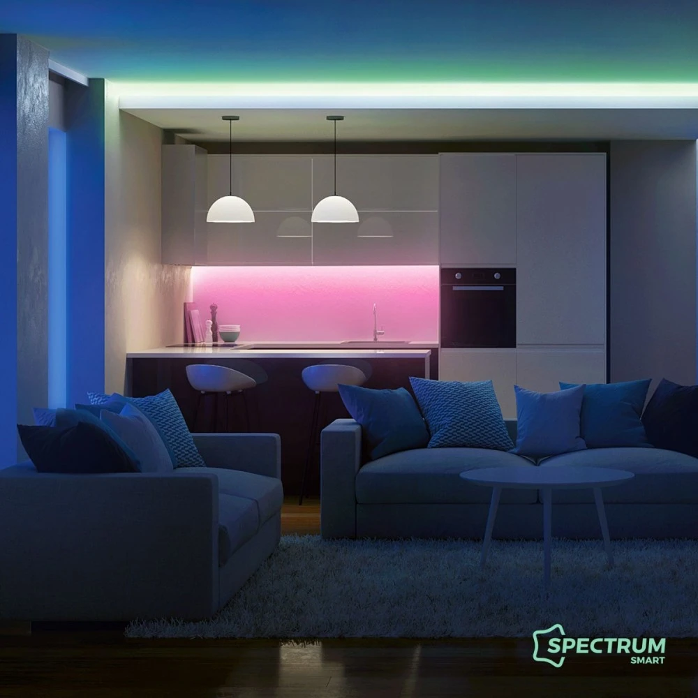 Spectrum LED juosta WIFI, 17W, 5m, RGBW, su valdikliu ir adapteriu