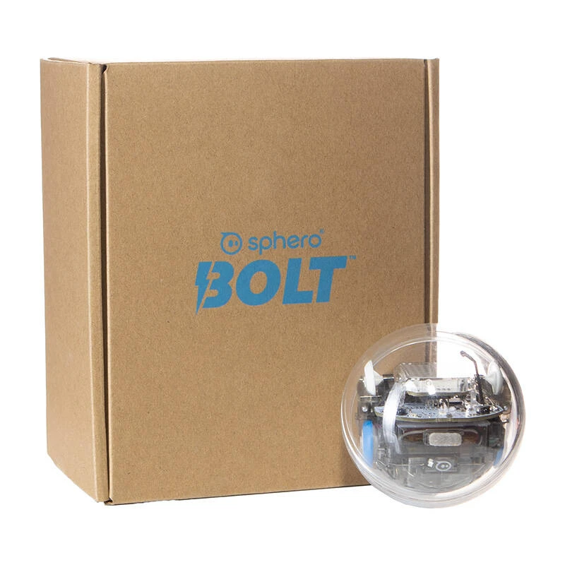 Sphero Smart žaislas Bolt Wi-Fi, Bluetooth, Sphero Bolt - išmanus žaislas išmokti koduoti žaidžiant., iOS ir Android, Baterijos garantija 6 mėn.
