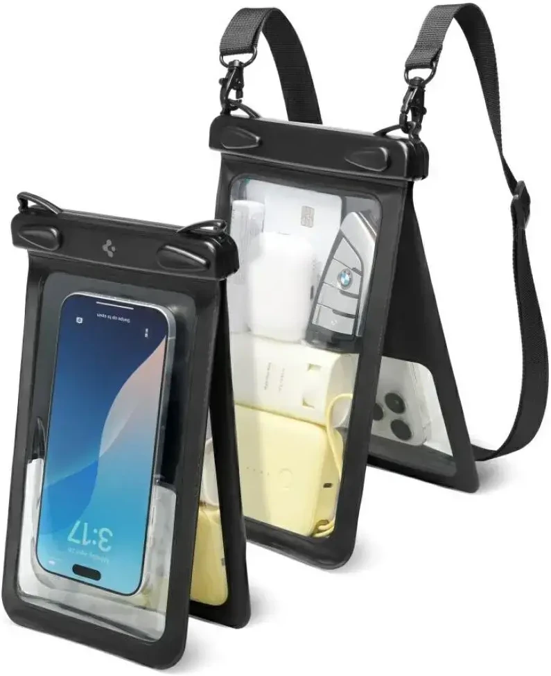 „Spigen Aqua Shield“ vandeniui atsparus dėklas A603, 1 vnt., juodas