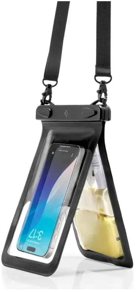 „Spigen Aqua Shield“ vandeniui atsparus dėklas A603, 1 vnt., juodas