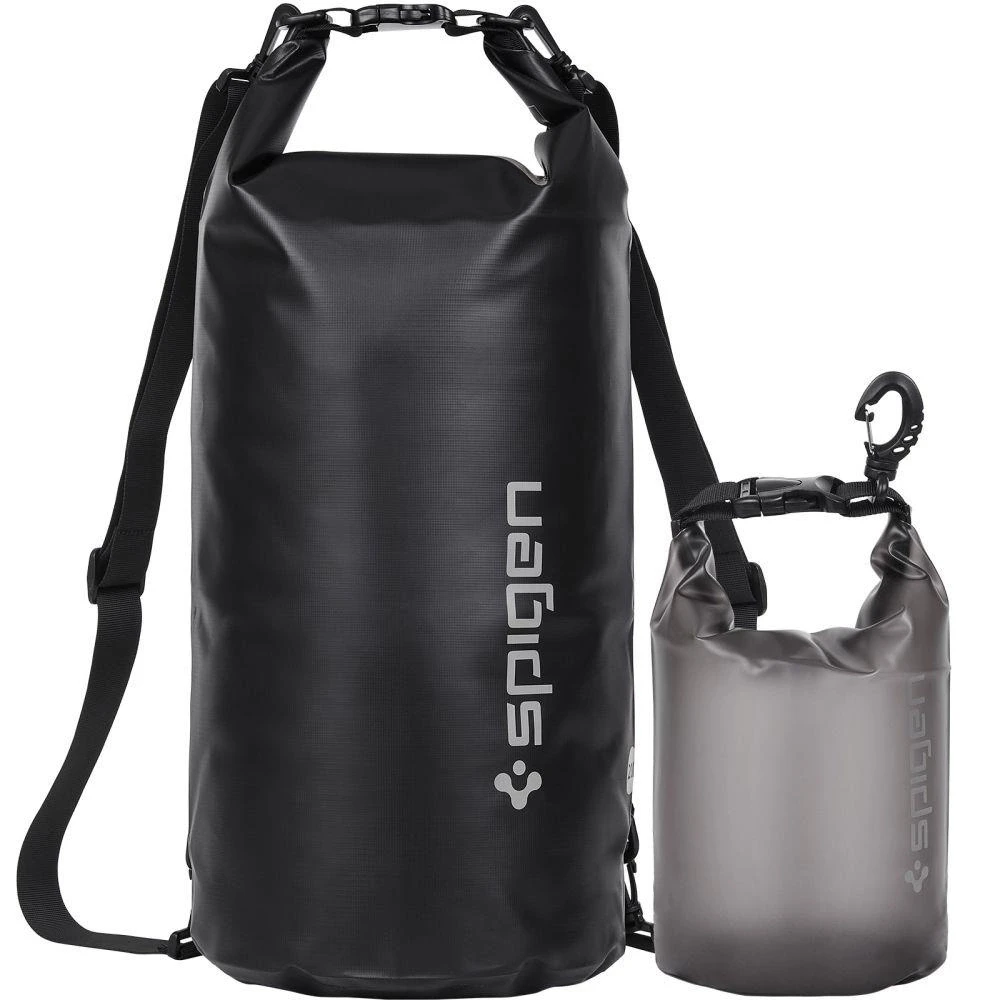 Spigen Aqua Shield vandeniui atsparus sausas krepšys 20L + 2L A630, juodos spalvos