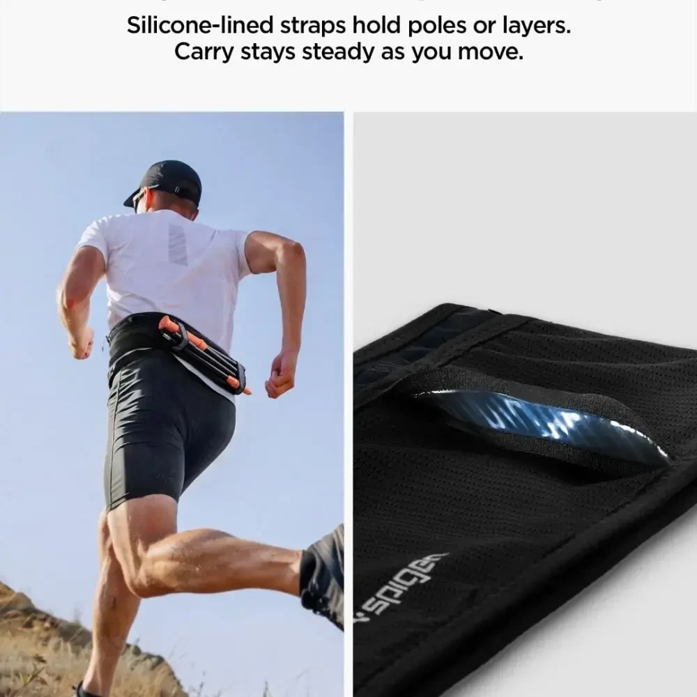 Spigen A712 DYNAMIC SHIELD JUOSMENS KREPŠYS (M) Juodas