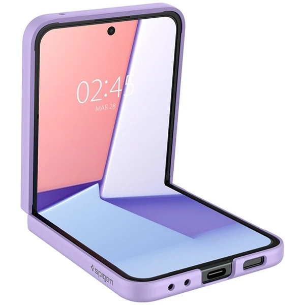 Dėklas Spigen Air Skin, rose violetinė – Samsung Galaxy Z Flip5