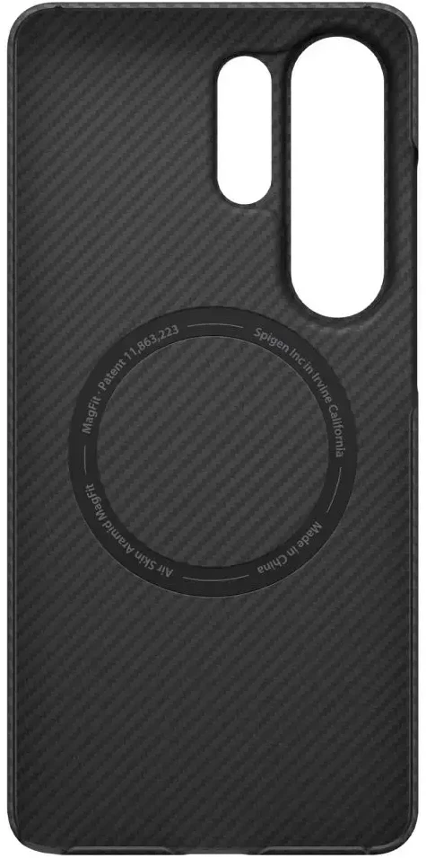 Dėklas SPIGEN AIRSKIN ARAMID MAG MagSafe Samsung Galaxy S26 ULTRA Juodas