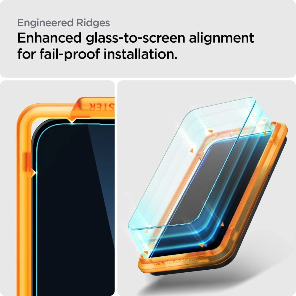 Spigen Alm Glas.TR 2 vnt. – Apsauginis stiklas skirtas Nothing Phone 2a / 2a Plus (Transparent)
