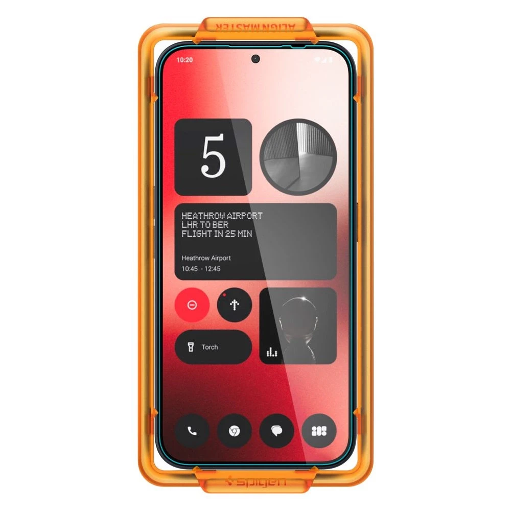 Spigen Alm Glas.TR 2 vnt. – Apsauginis stiklas skirtas Nothing Phone 2a / 2a Plus (Transparent)
