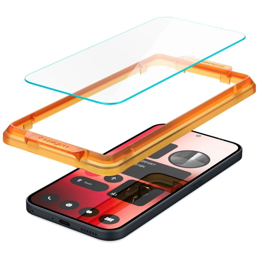 Spigen Alm Glas.TR 2 vnt. – Apsauginis stiklas skirtas Nothing Phone 2a / 2a Plus (Transparent)